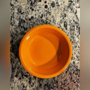 Medium size 19oz Fiestaware bowl Tangerine